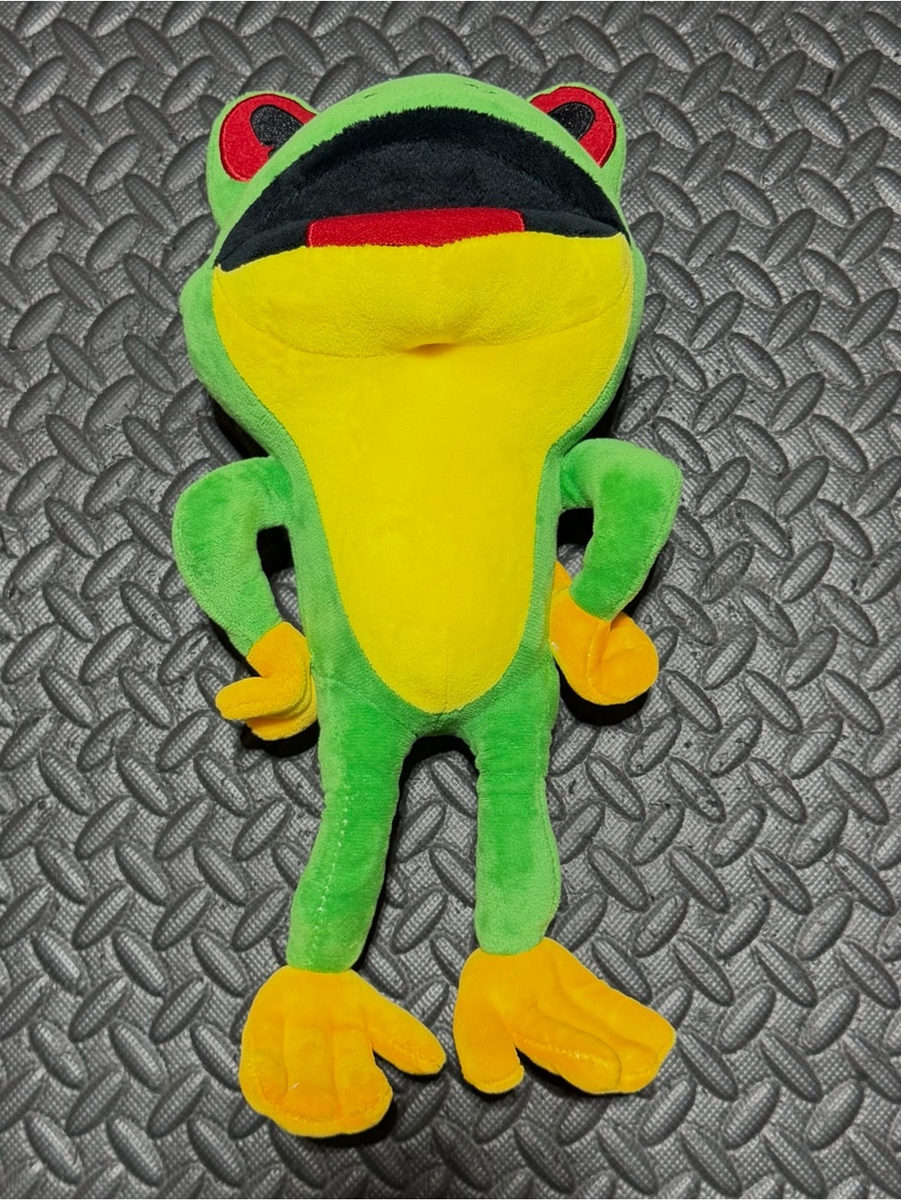 Rainforest Cafe Cha Cha Red Eyed Tree Frog Plush Mascot Stuffed Animal Toy 15"